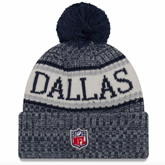 Cowboys NFL Sideline Cold Weather Beanie NWT - Picture 2 of 2